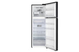 LG 398L Double Door Refrigerator, Smart Inverter Compressor, MOIST ‘N’ FRESH, Ebony Sheen, 2 Star GL-S422SESY