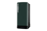 LG 201 L Single Door Refrigerator with Base Stand Drawer, Smart Inverter Compressor, Emerald Green, 5 Star,(GLD2156ZHEG)