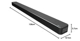 LG Soundbar SN6Y, 420W Dolby Digital Soundbar for TV with Wireless Subwoofer, 3.1Ch Home Theatre System, High Resolution Audio, DTX Virtual:X, AI Sound Pro, Bluetooth, HDMI in/Out
