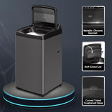 Godrej 7.5 Kg 5 Star Zero Pressure Technology Fully-Automatic Top Load Washing Machine (WTEON VLVT 75 5.0 FDTN MTBK, Metallic Black, With 26 Flexi Wash Programs)
