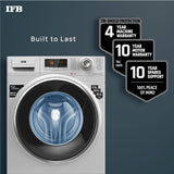 IFB 9 Kg 5 Star Front Load Washing Machine 2X Power Dual Steam (EXECUTIVE SXS 9014, Silver, Active Color Protection, Hard Water Wash)