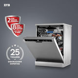 IFB Neptune VX Fully Electronic Dishwasher (12 Place Settings, Dark Silver)