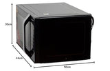Panasonic 23 Litres Convection Microwave Oven (360° Heat Wrap, Nn-Ct35Mbfdg, Black Floral),800 Watts