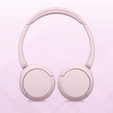 Sony WH-CH520 Wireless Bluetooth Headphones On Ear with Mic, Up to 50Hrs Battery-Pink