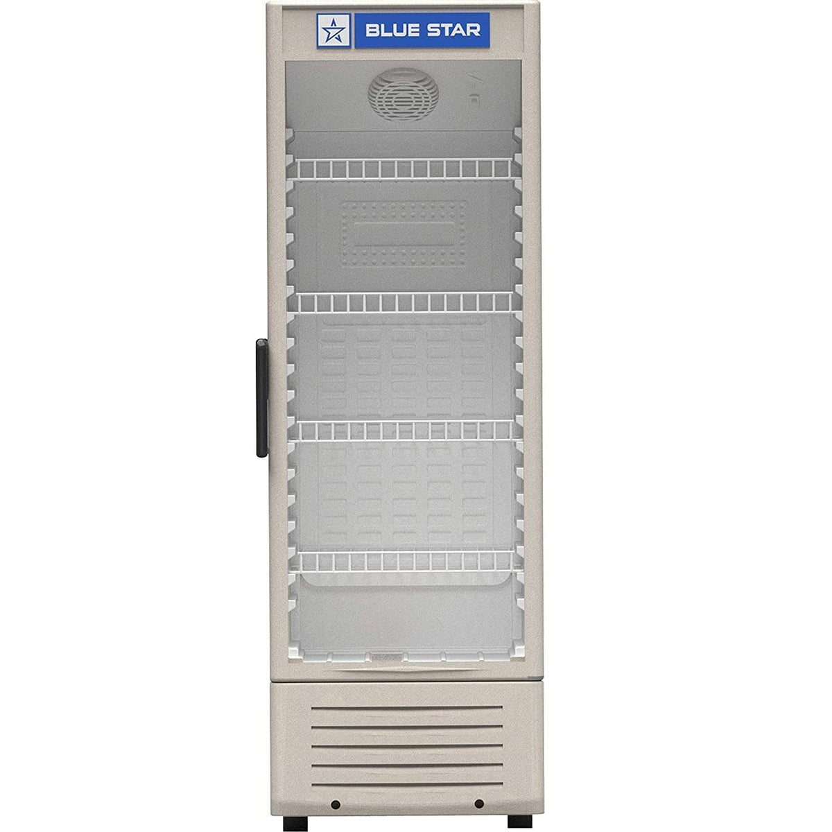 Blue Star SC300F 300 Litres Single Door Frost Free Visi Cooler | Glass Door | Adjustable Shelves | Grey