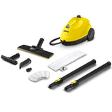 KARCHER SC 2 EasyFix Steam Cleaner, 1500W, 3.2 Bar Pressure, 1200L Steam/L Water, Chemical Free Cleaning, Removes 99.99% Viruses & Bacteria, EasyFix Floor Kit, Ideal for Home Use, German Tech