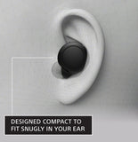 Sony WF-C500 TWS Earbuds – 20Hr Battery, IPX4, Bluetooth 5.0 (Black) (Open Box / Without Box)
