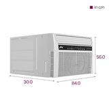 Godrej 1.5 Ton 5 Star 5-in-1 Convertible Inverter Window AC (Copper, 2026 Model, AC 1.5T AC 1.5T TR WIC 18T5TS WA 4, White)