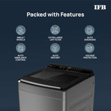 IFB 7.5 Kg 5 Star with DeepClean® Technology, AI Powered, Fully Automatic Top Load Washing Machine (TL751MS2S, PowerSteam®, Inbuilt Heater, Mystic Silver)