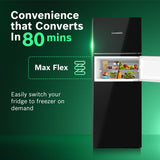Bosch 335L, 3 Star, MaxFlex Convert Frost Free Triple Door Refrigerator | 8-in-1 Convertible Storage Modes | 57L Extra Convertible Zone | Cool Extend up to 18 hours (CMC36K23NI, Black Pearl, 2026)