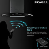 Faber Fully Automatic Autoclean Smart Chimney 75cm|Odour Sensor|Go Hands Free|Remote Control|1350 m3/hr Filterless|12 Yr on Motor, 2 Yr Comprehensive Warranty by Faber|Hood Stella 3D IN HC SC FL BK 75