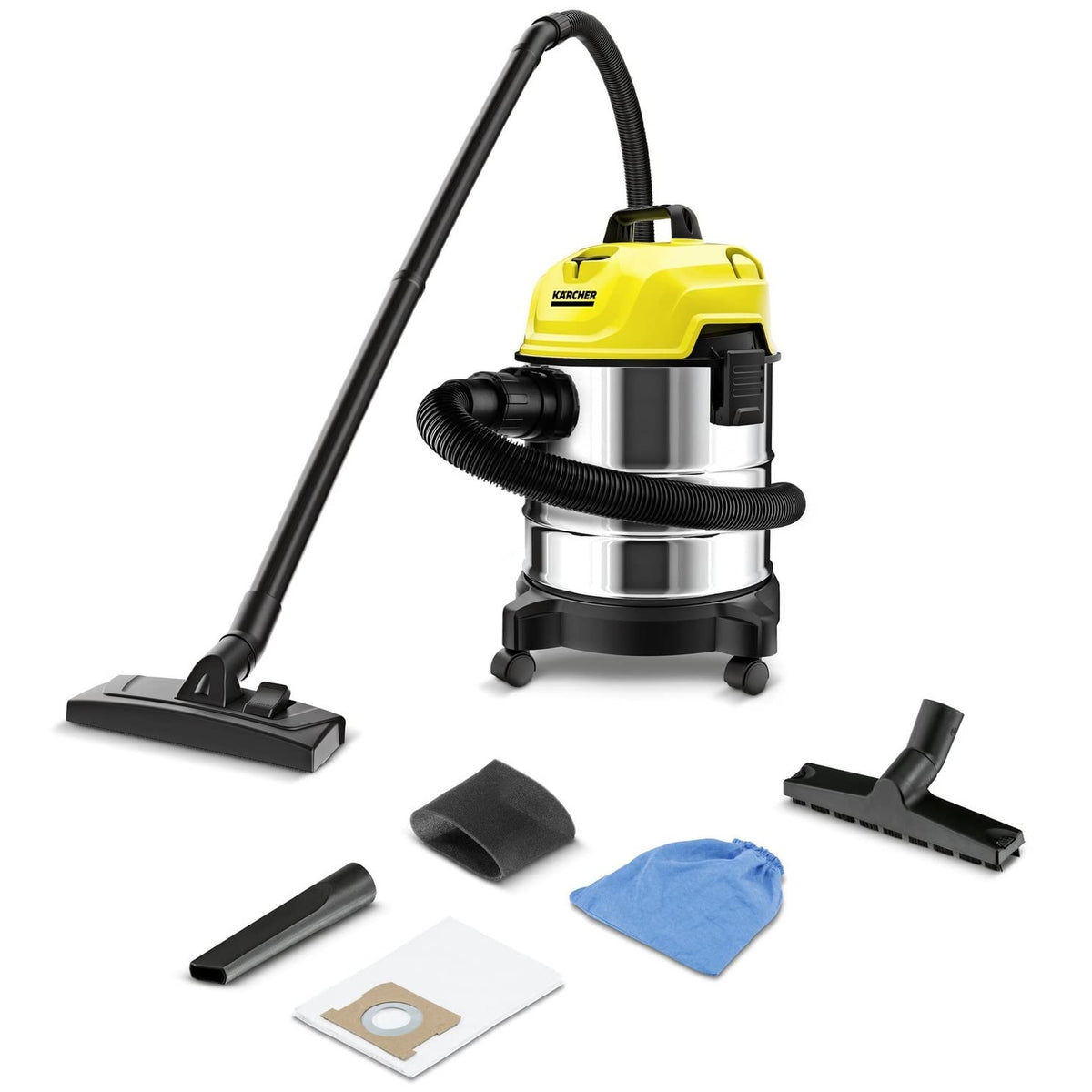 KARCHER WD 1s Classic *KAP - Multi-Purpose Vacuum Cleaner, Yellow