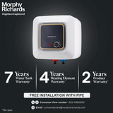 Morphy Richards Kube 15L Storage Wall Water Heater White and Black