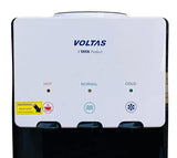 Voltas Spring TT PLUS Table Top Water Dispenser with Three Temperature Tap and Compact Design (White and Black), 5 liters