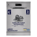 Electrolux 15 Place Settings Dishwasher Machine for Home, Fully Automatic with AirDry, Stainless Steel, UltimateCare 700, ESZ69300SX