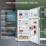 Electrolux ETM4302C-S 431L Frost Free Top Mount Refrigerator | Inverter Compressor | AI AutoSense | Silver