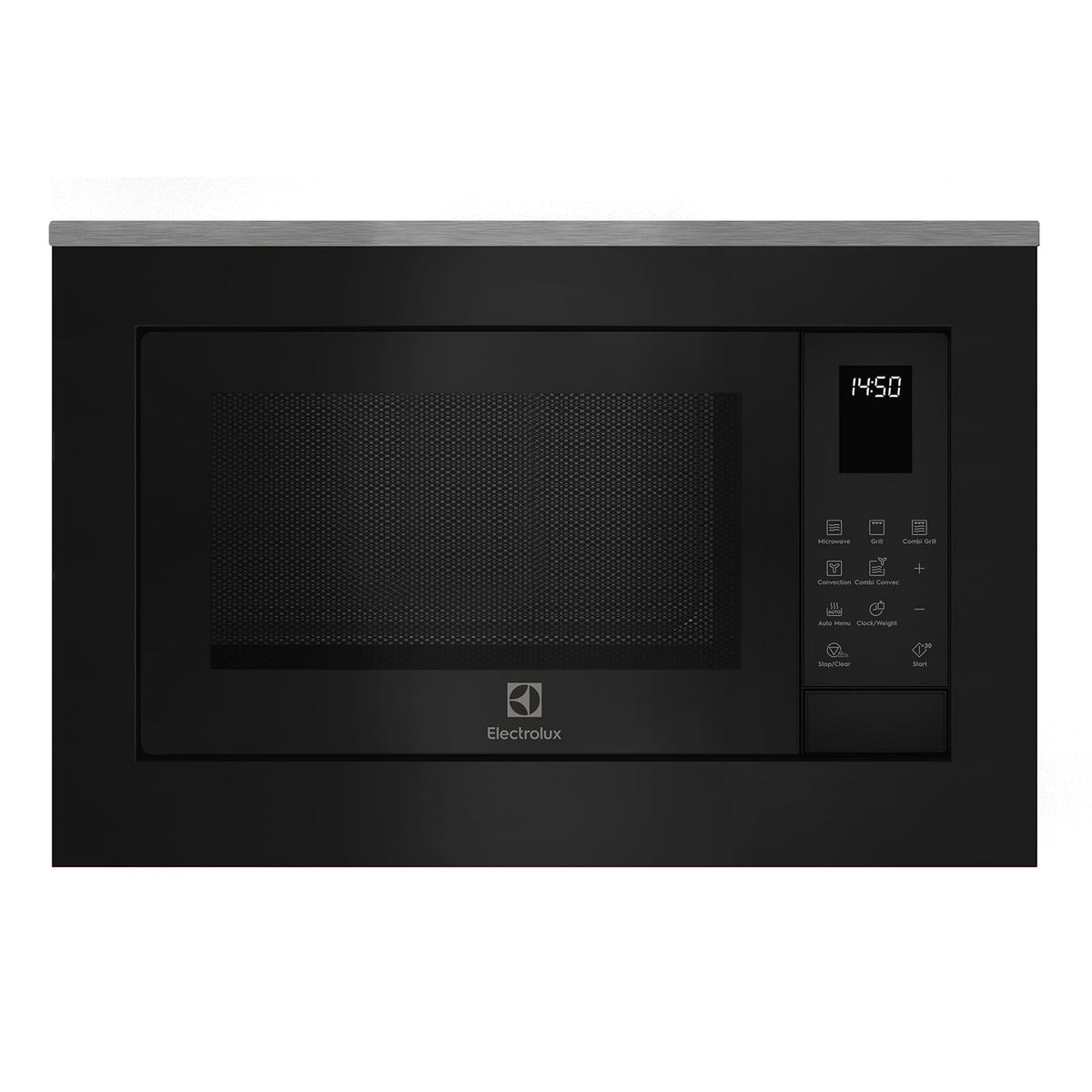 Electrolux 25L 60cm Built-In Combination Microwave Oven with 8 Functions, UltimateTaste 700, Black, Glass, EMSB25XC