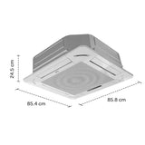 Godrej 2 Ton 3 Star, 360° Cooling, Fixed Speed Cassette AC (Copper, 2025 Model, AC 2.0T CFC 24FTC3 4YA, White)