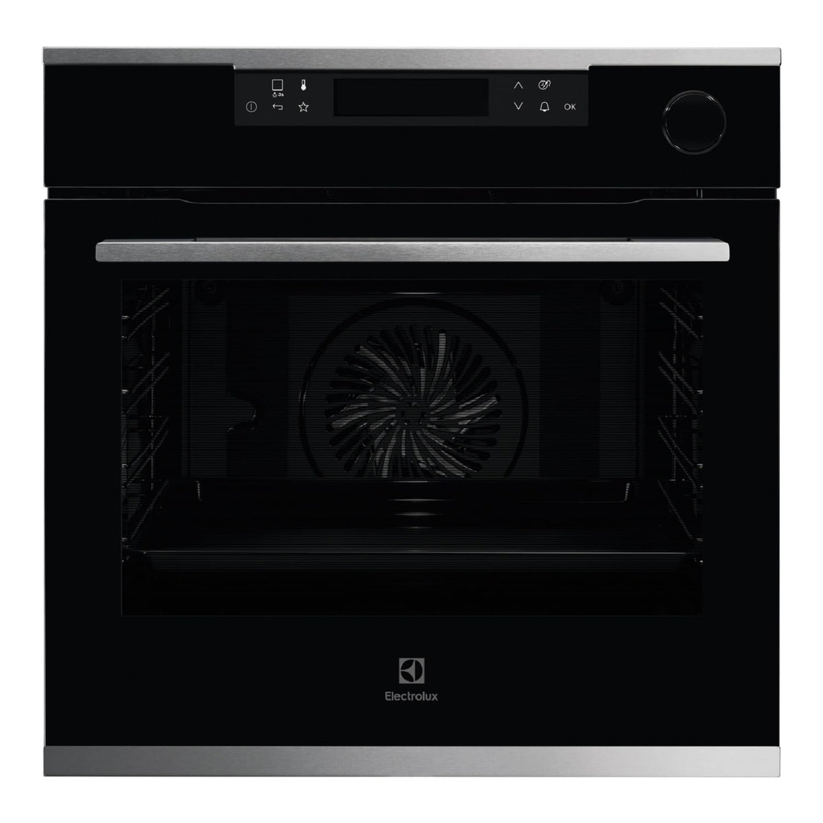 Electrolux 72L 60cm Built-In Oven with 19 Functions, UltimateTaste 700, Glass, Black, KOCBP21XA