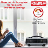 Maharaja Flare 2000W Heater – Convector, Thermostat, Fast Heating (Open Box / Without Box)
