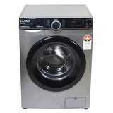 Lloyd 8.0 kg Fully Automatic Front Load Washing Machine (GLWMF80DK1, Dark Inox)