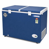 Blue Star 310 L 5 Star Double Door Deep Freezer, Hard Top, Static Cooling, R290 Refrigerant, (Blue, CF5-330NEYW-BL)
