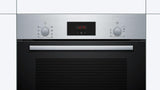 Bosch 66 L Series 2 built-in oven with 3D hot air 60 x 60 cm (HBF133BR0I, Stainless Steel)