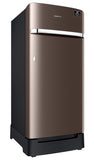 Samsung 189L 5 Star Inverter Direct-Cool Single Door Refrigerator Appliance (RR21C2H25DX/HL,Luxe Brown) Base Stand Drawer