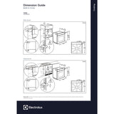 Electrolux 72L 60cm Built-In Oven with 19 Functions, UltimateTaste 700, Glass, Black, KOCBP21XA