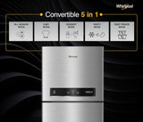 Whirlpool 411L 2 Star IntelliFresh Convertible Inverter Frost Free Double Door Refrigerator (IF INV CNV 455 Alpha Steel-Z, 2s)