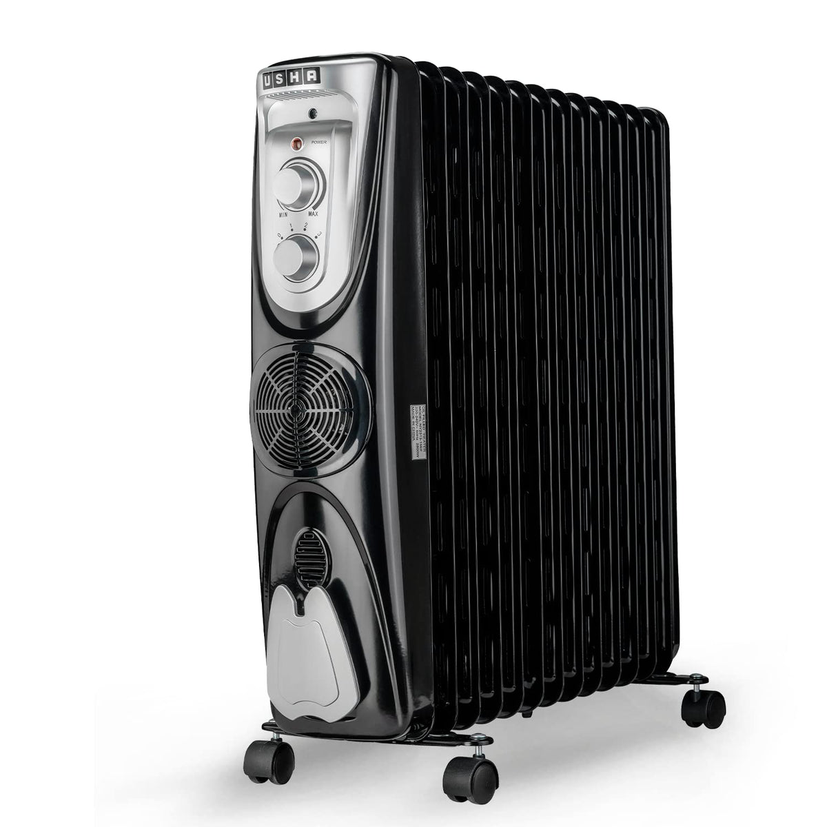 Usha 3811 FB OFR Heater 2300W – 11 Fin, Fan, Thermostat Control (Open Box / Without Box)