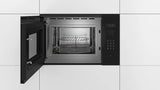 Bosch 25 Litre Series 6 Built-In Microwave Oven Stainless Steel Microwave Oven (BEL553MB0I,Black)