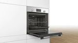 Bosch 66 L Series 2 built-in oven with 3D hot air 60 x 60 cm (HBF133BR0I, Stainless Steel)