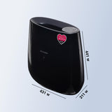 Sharp Air Purifier FP-J30M-BK with Patented PCI Technology, HEPA Filter, Removes Bacteria, Virus, Mold, VOCs &amp; Static charge, 4 Stage Filtration, Coverage Area Up To 250 Sq. Ft Black