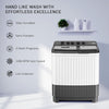 Bosch 7.5 kg 5 Star Semi-Automatic Top Loading Washing Machine (2024 Model, WJZ751W0IN, 3 Wash Programs, Anti-Rust Body, 1300 RPM Spin Speed, White, 2 Years Comprehensive Warranty)
