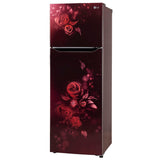 LG 242 L 2 Star Smart Inverter Frost-Free Double Door Refrigerator Appliance (2023 Model, GL-N292BSEY, Scarlet Euphoria, Smart Connect)