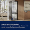 Electrolux 496L 1 Star Double Door Refrigerator with AI CoolAssist, Bottom Mount Freezer, GreenZone Technology, Cooling 360, Inverter, Frost Free, UltimateTaste 700, EBE5002C-B, Matte Charcoal Black