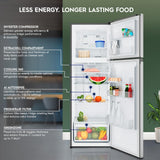 Electrolux 341L 1 Star AI AutoSense Inverter Frost Free Double Door Refrigerator, GreenZone AHC Technology, Sphere Ice Tray, UltimateTaste 700, ETM3400L-S, Brush Neutral Steel