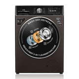 IFB 10 Kg/7 Kg/3 Kg 3-in-1, AI Powered, Fully Automatic Washer Dryer Refresher (Laundrimagic®, EXECUTIVE PLUS ZXM, 9 Swirl Wash, Eco Inverter Technology, Mocha)