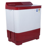 Panasonic 12 kg 5 Star Semi-Automatic Glass Lid Top Loading Washing Machine with Powerful Motor (NA-W120H6RRB, Red, Active Foam System)