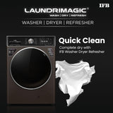 IFB 10 Kg/7 Kg/3 Kg 3-in-1, AI Powered, Fully Automatic Washer Dryer Refresher (Laundrimagic®, EXECUTIVE PLUS ZXM, 9 Swirl Wash, Eco Inverter Technology, Mocha)