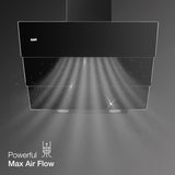 KAFF JIFF 60 Chimney – 1000 m³/hr, Slant Design, 60cm (Open box / Without box)
