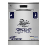Electrolux 14 Place Settings Dishwasher Machine for Home, Fully Automatic with AirDry, In-Built Heater, Stainless Steel, UltimateCare 700, ESM48310SX