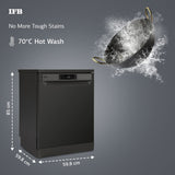 IFB 16 Place Settings â€ŽHot water wash Free Standing Dishwasher (Neptune VX2 Plus, Inox Grey, In Built Heater with Turbo Drying, Perfect for Indian Utensils) (Open Box / Without Box)