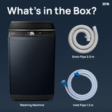IFB 9 Kg 5 Star AI Powered DeepClean® Technology Fully Automatic Top Load Washing Machine with Inbuilt Heater & Wi-Fi (TL900RB2SWID, Power Steam®, Eco Inverter, Activmix, 4 Year Warranty, Royal Blue)