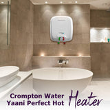 Rapid Jet Plus 6L 5 Star Rated Storage Water Heater (Geyser) with Free Installation and Connection Pipes (White)