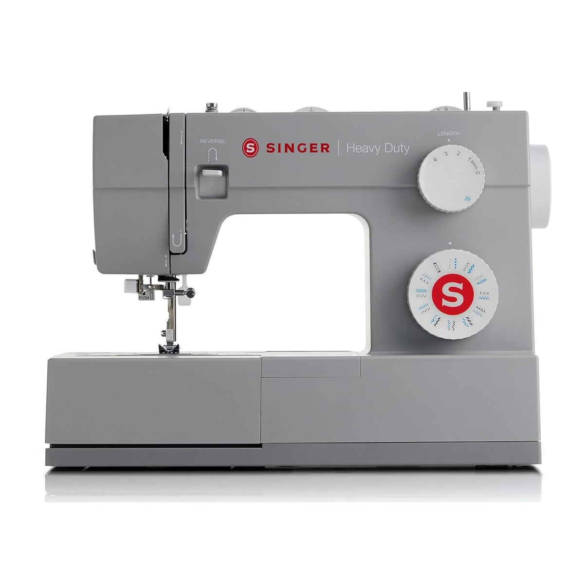 Singer 4423 Heavy Duty Zig Zag Sewing Machine, 23 Built in Stitches 97 Stitch Applications with 90 W Powerful motor &amp; Feed dog with 106 Teeth in 6 Rows-Get Free Online Interactive Master Class.