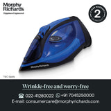 Morphy Richards Cordless Steam Ease 2200W, 2200 watts, ceramic