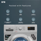 IFB 7 Kg 5 Star Front Load Washing Machine Appliance with Power Steam (NEO DIVA SXS 7010, Silver, 1000 RPM)