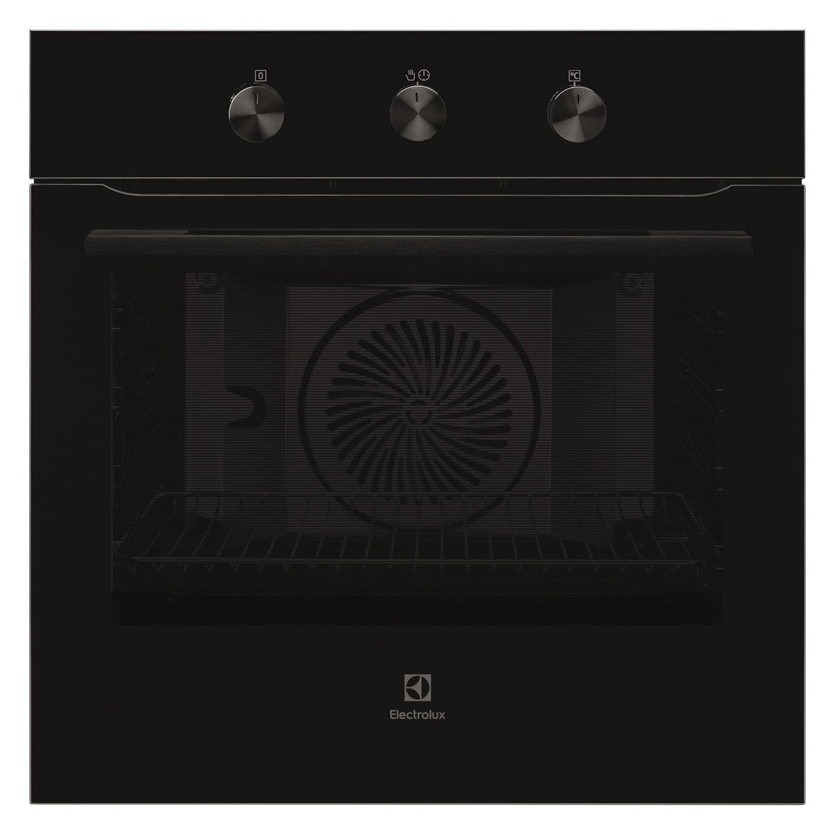 Electrolux 68L 60cm Built-In Oven with 5 Functions, UltimateTaste 300, Glass, Black, KOHLH00KA